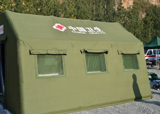 峰峰矿军用充气帐篷